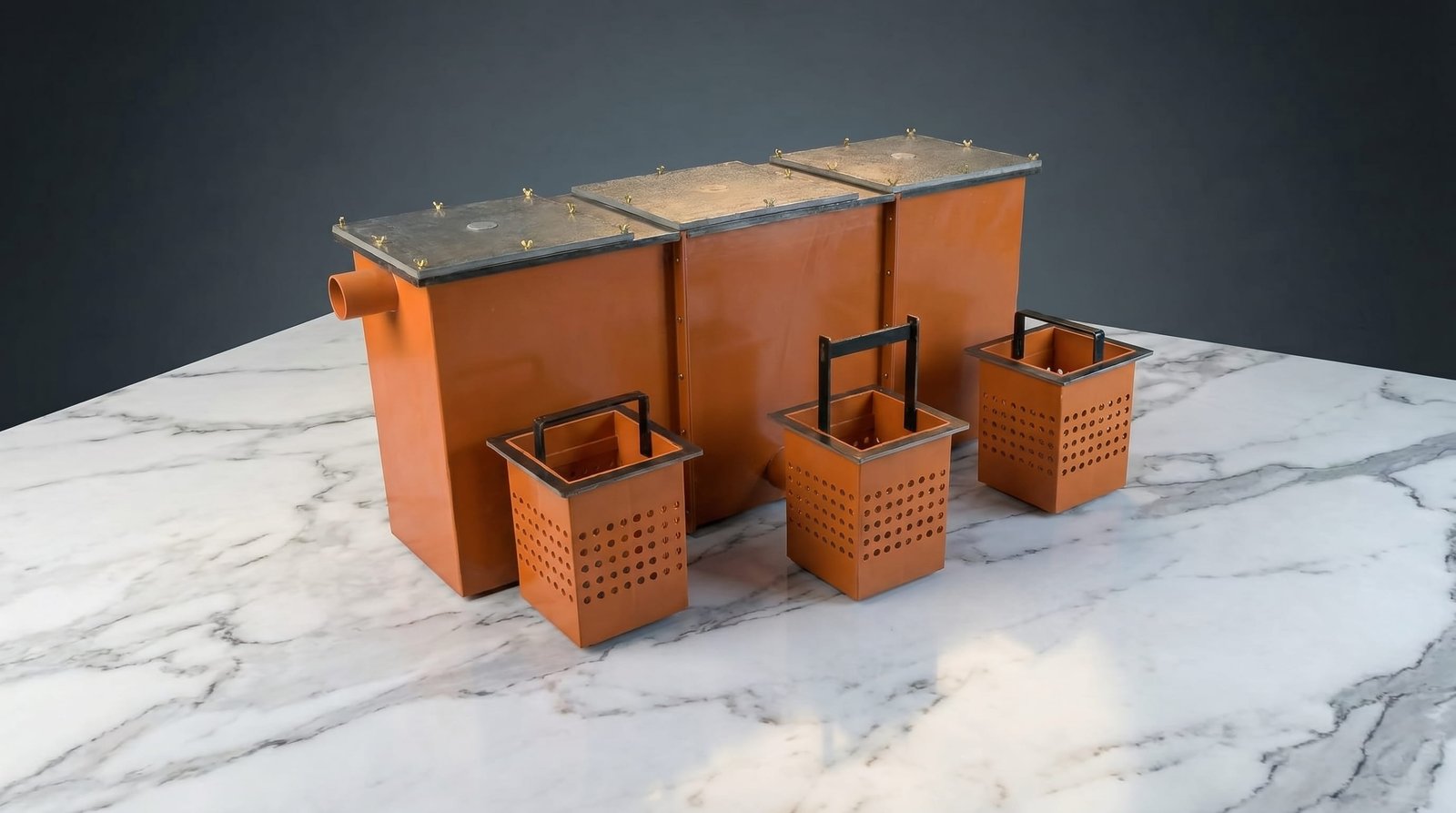 PVC/UPVC Fabrication Grease Trap Type - C