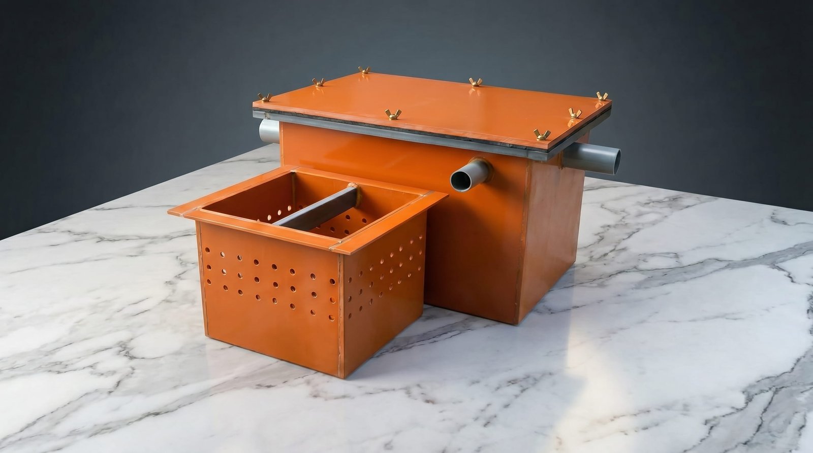 PVC/UPVC Fabrication Grease Trap Type - D